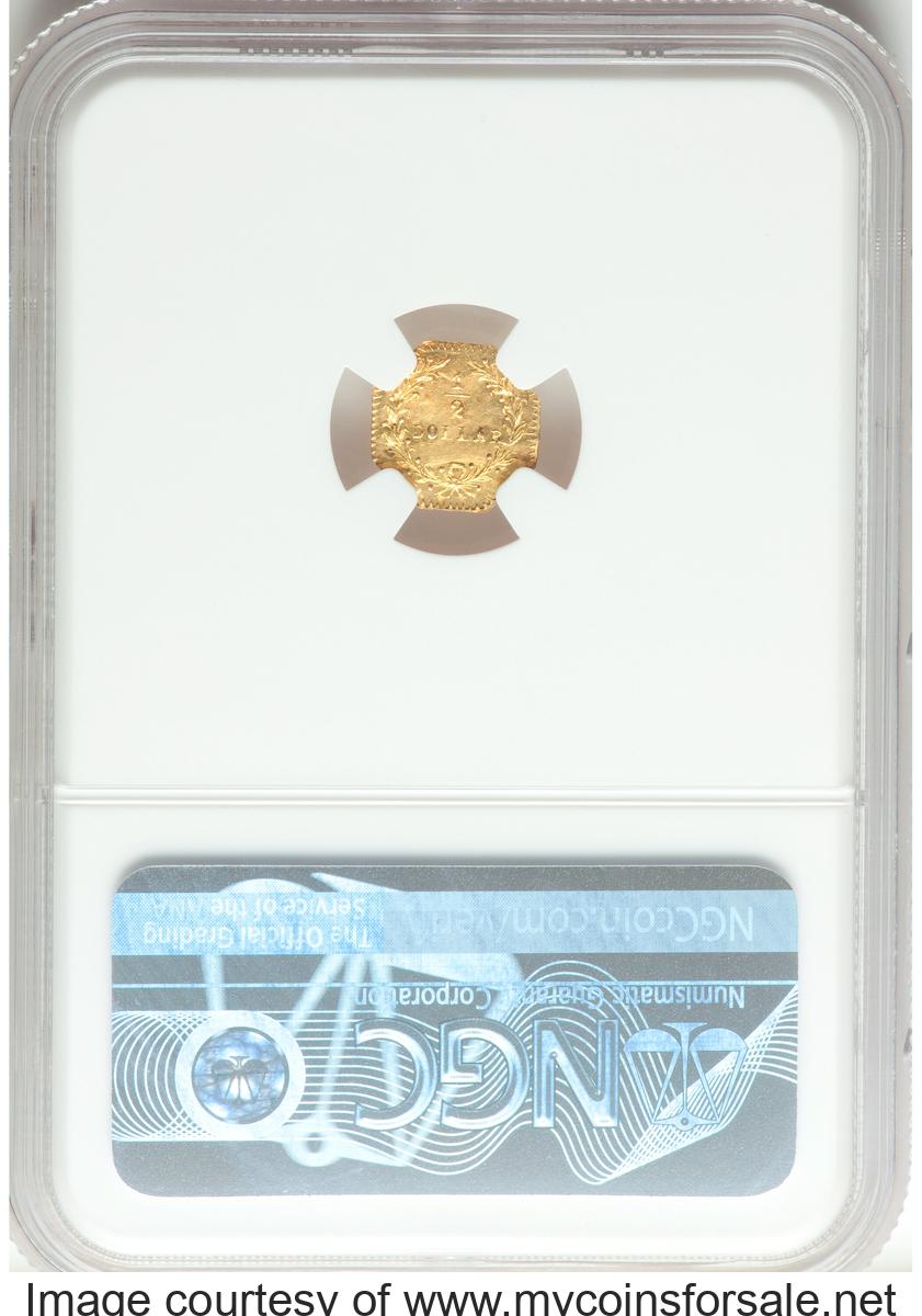 1876 50C Indian Octagonal 50 Cents, BG-953, R.5, MS62 Prooflike NGC. Ex: Sunrise Collection. NGC Census: (1/4). PCGS - Back