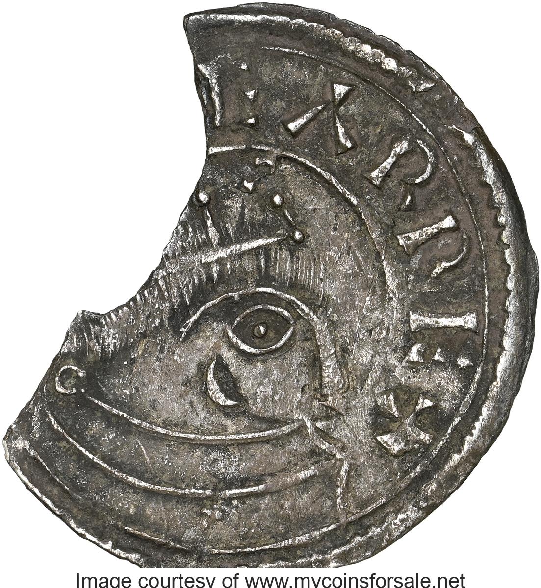 Great Britain: Kings of All England. Eadred Penny ND (946-955) Fragment NGC (photo-certificate) - Main Front