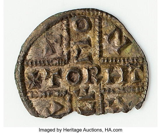 Great Britain: Kings of Wessex. Aethelberht (858-865) Penny ND (858-c. 864) Fragment NGC (photo-certificate) - Main Back