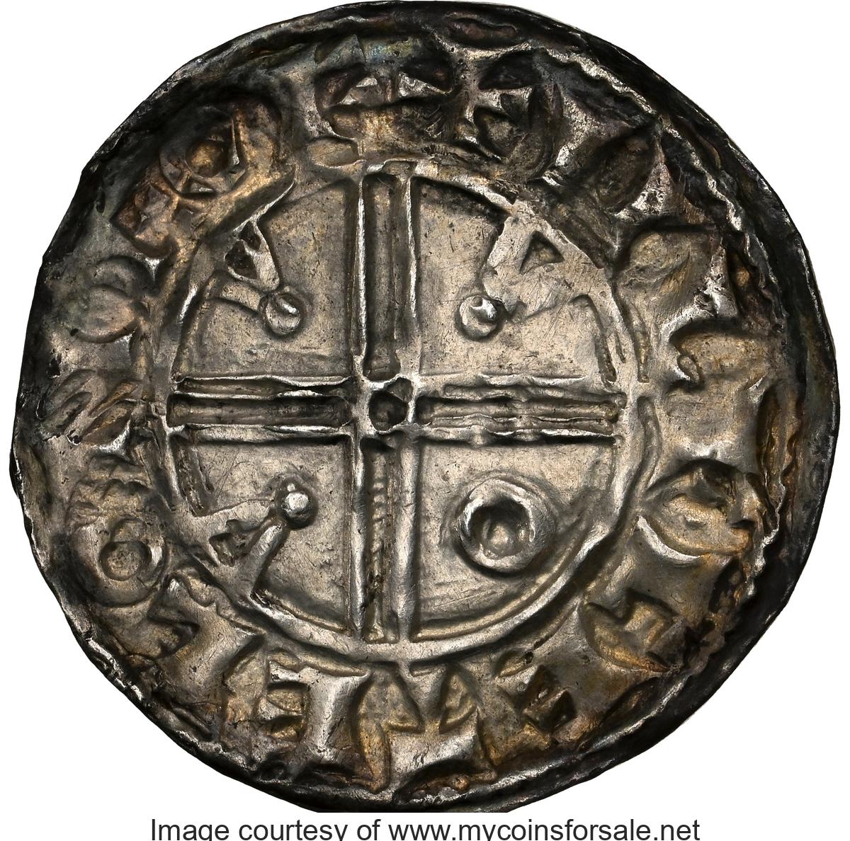 Great Britain: Kings of All England. Edward the Confessor (1042-1066) Penny ND (1065-1066) MS61 NGC - Main Back