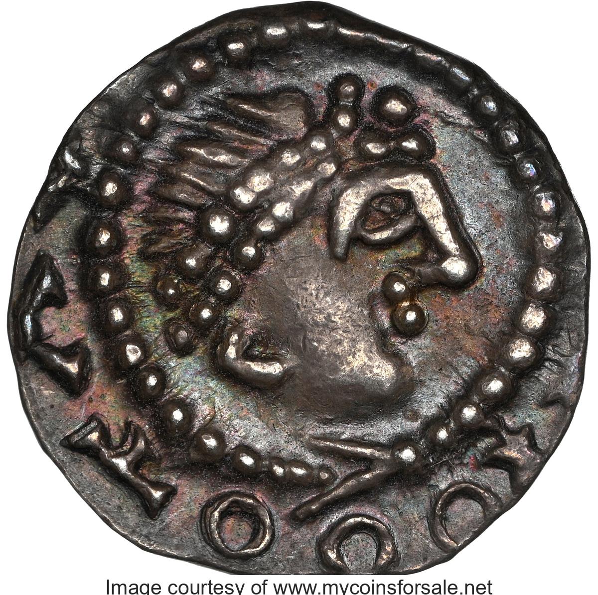 Great Britain: Early Anglo-Saxon. Primary Phase Sceat (680-710) MS63. - Main Front