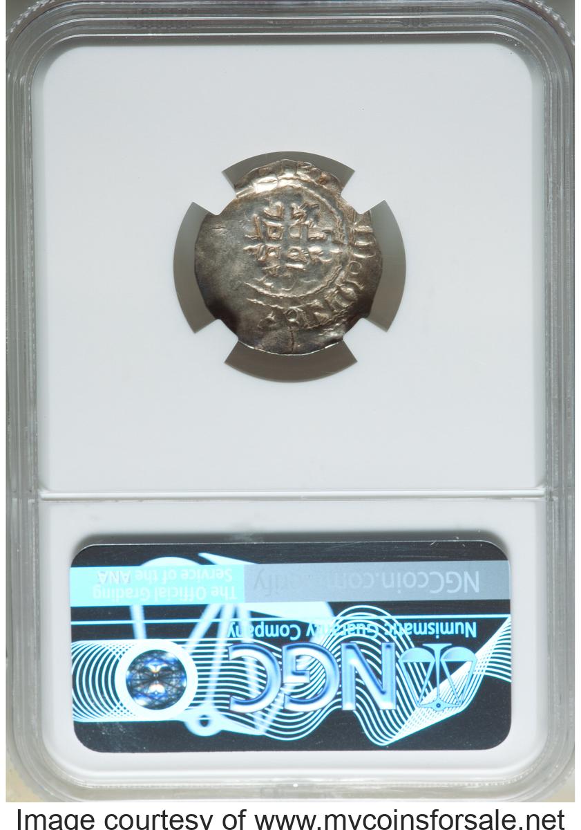 Great Britain: Henry I Penny ND (1100-1135) MS62 NGC - Back